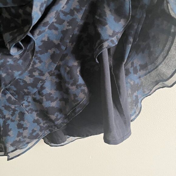 Madewell Radiant Dress Inkspot Leopard Tiered‎ Short Sleeve Animal Print … - Picture 7 of 10